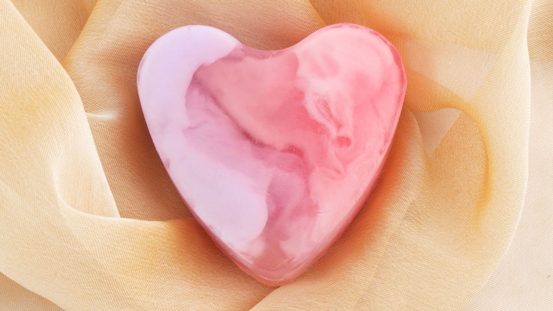 How To Make Valentine’s Soap Hearts