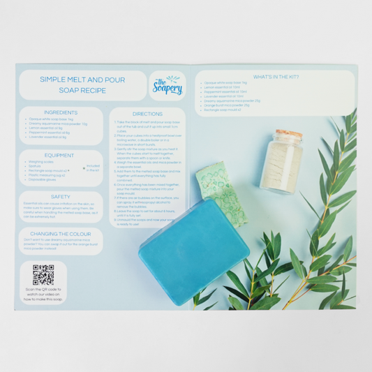 Standard Melt and Pour Soap Making Kit Instructions