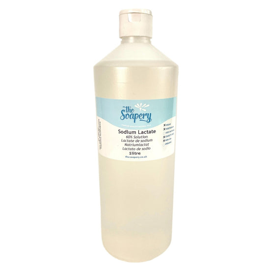 Sodium Lactate 60% Solution - 1 litre for soap making
